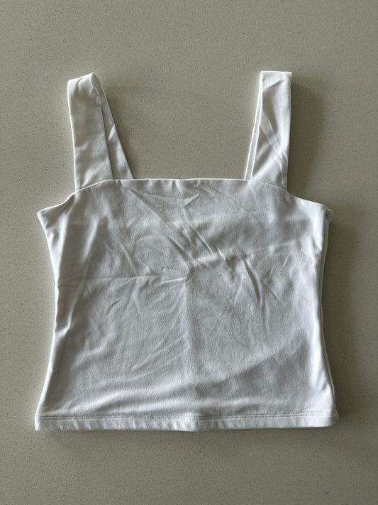 Abercrombie & Fitch White Tank