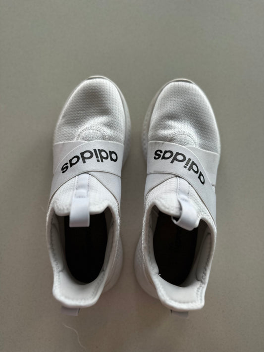 Adidas White 'Cloudform' Sneakers