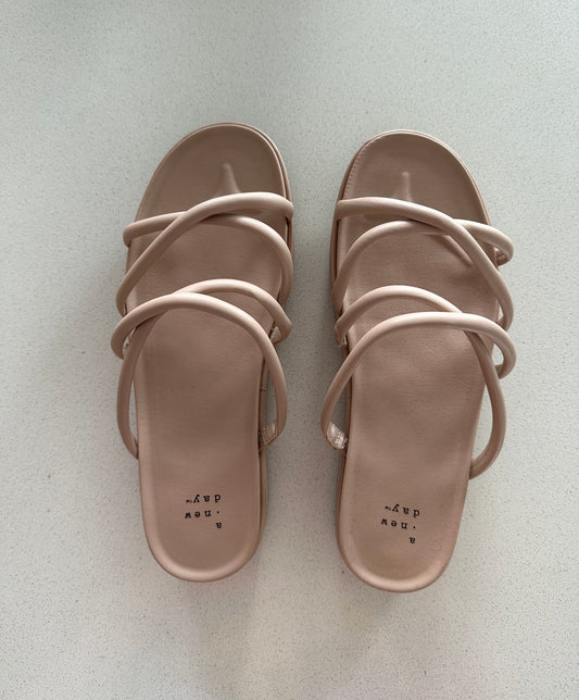 A New Day Tan Platform 1.75" Sandals